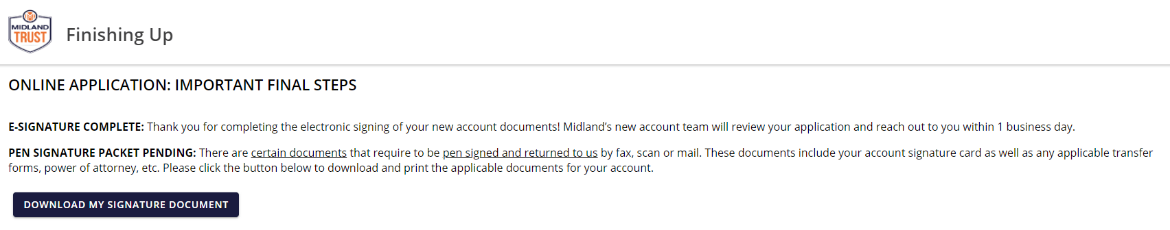 Transfer to Midland: Step 14